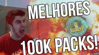 MEU MELHOR PACK OPENING NO FIFA 16 Ultimate Team [upl. by Eissert240]