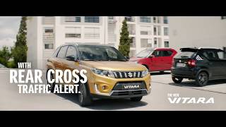 Suzuki Vitara 2018  Upozornenie na situáciu za vozidlom RCTA [upl. by Einnaoj]