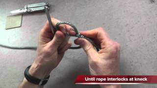 12 strand locking brummell eye splice [upl. by Kapeed633]