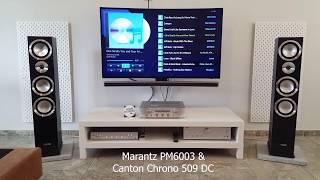 Marantz PM6003 vs Onkyo A9050 test 2 [upl. by Lemert]