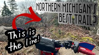 Riding “Double A” Trail in Marquette MI  Beta 300RR  Enduro [upl. by Nashner]