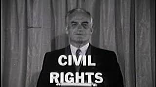 Barry M Goldwater Republican 1964 Campaign Ad quotUpside Down  Civil Rightsquot [upl. by Henrietta790]