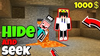 Minecraft Hide And Seek Challenge For 10000  But [upl. by Odidnac]