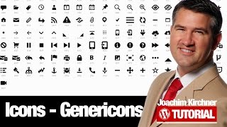 WordPress Tutorial  Folge 5  Icons einfügen mit Genericons [upl. by Barrow]