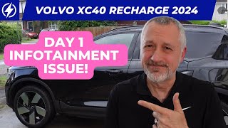 Volvo XC40 Recharge infotainment issue on day one and how it was fixed [upl. by Josh368]