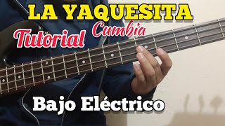 La Yaquesita  Tutorial Bajo Eléctrico [upl. by Akihsal]