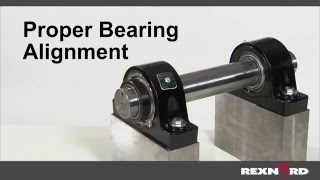 Proper Bearing Alignment with Rexnord [upl. by Oirobil]