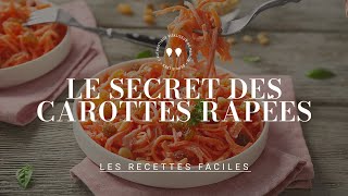 RECETTE  Le secret des carottes râpées [upl. by Atibat275]