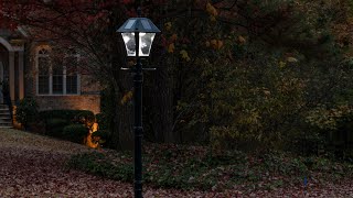 Baytown II Solar Lamp Post w EZAnchor Base  Single Lamp  Solar Lighting for Any Outdoor Setting [upl. by Korella]