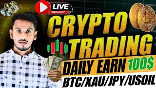 LIVE CRYPTO TRADING  GOLD TRADING 15122024 BTCXAUJPYUSOIL [upl. by Aissila18]