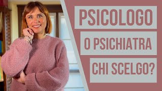 Psicologo o Psichiatra chi scelgo [upl. by Yednarb]