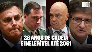 🔥Bolsonaro pode pegar 28 anos de jaula  37 inelegível🔥Cid entrega tudo para Moraes🔥Resumo do Dia [upl. by Smada]