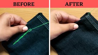 How to Hand Sew a Hidden Stitch or Invisible stitch [upl. by Neel]