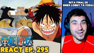 LUFFY VS LUCCI NAMI VS KALIFA React One Piece EP 295 [upl. by Haldi]