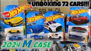 Hot Wheels 2024 M Case Unboxing Rare Finds and Exciting New Models fyp jdm bugatti [upl. by Tail]