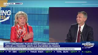 Ghislaine Kapandji Commissairepriseur  La première vente aux enchères de Bitcoins en France [upl. by Ihtak]