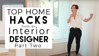 INTERIOR DESIGN  10 Clever Home HACKS Part Two [upl. by Ivers]