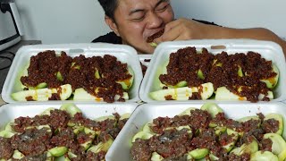 GREEN MANGOBIYAKIN w BAGOONG ALAMANG AT GINAMOS  MUKBANG PHILIPPINES [upl. by Rianna]