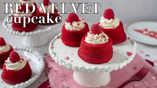 RED VELVET CUPCAKE  Ricetta Facile per i migliori cupcake Red Velvet senza burro  Chiarapassion [upl. by Byers]