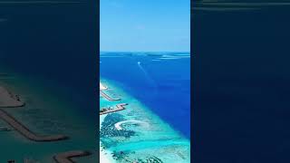 Maafushi Island Maldives  Drone View Maafushi maafushiisland maldives [upl. by Oznerol968]