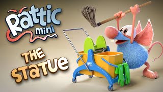 Funny Cartoon  Rattic Mini–The Statue  Funny Cartoons For Kids  New Cartoons [upl. by Danyette]