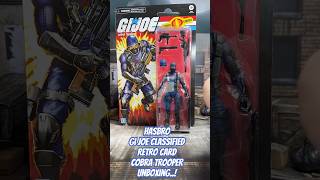 GI Joe Classified Cobra Trooper hasbro actionfigures gijoeclassified toys unboxing gijoe [upl. by Shaper]