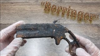 I Restored A Rusty Double Barrel Revolver [upl. by Atilegna474]