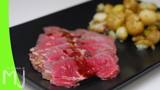 ROSBIF ROAST BEEF CON ENSALADA DE PATATA  Receta inglesa [upl. by Peacock]