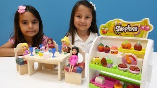 Shopkins CiciBici süper market setiyle alışveriş oyunu [upl. by Dorsey]