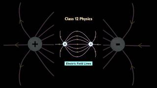 Electric Field Lines Between Two Opposite Charges Explained  Class 12 Physics [upl. by Lenny]