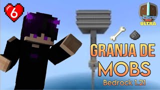 Granja de Mobs Minecraft 121 Bedrock y Java DIA 6 EN UNLIMITED SMP ULTRA [upl. by Waterman]