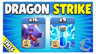 Root rider Nerf No worries  Use Dragon zap attack strategy  clash of clans [upl. by Nnaillek]