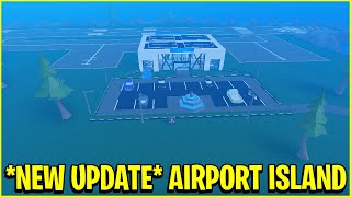 NEW UPDATE AIRPORT Roblox Port Tycoon [upl. by Saxena538]