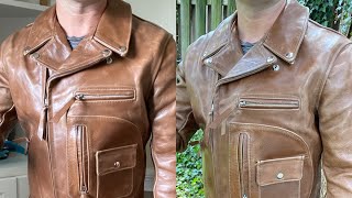 Natural Horsehide Chromexcel Custom Ridley Jacket from Thurston Brothers [upl. by Neivad]