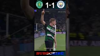 Sporting Lisbon vs Manchester City 41  UCL 2024 V Gyökeres Hatrick 😱 [upl. by Lanctot]