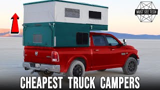 9 PopTop Truck Campers with the Lightest Weight and Lowest Price [upl. by Kina871]