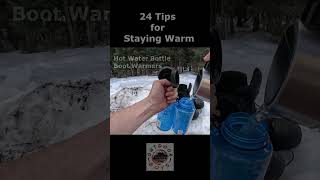 How to Keep your Boots Warm Winter Camping camping [upl. by Jaylene629]