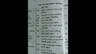 Root words  Vocab Prodigy Root words  vocab Prodigy by nimisha Bansal mam  English Root words [upl. by Bruning]