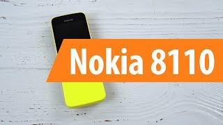 Распаковка сотового телефона Nokia 8110 Unboxing Nokia 8110 [upl. by Boylan660]