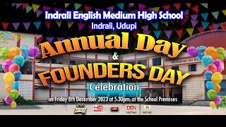 Annual Day amp Founders Day Celebration  Indrali High School DAY  2  nammaudupi8738 [upl. by Hesoj]