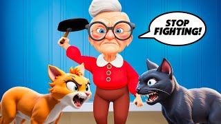 Granny Gets a NEW CAT And I Have To FIGHT IT [upl. by Ardiedal]