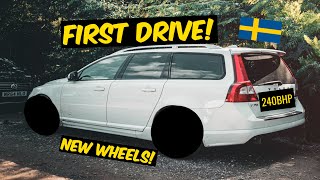 Volvo V70 T5 240BHP WICKED SWEDISH ESTATE WAGON Repaired New wheels First drive [upl. by Libenson671]