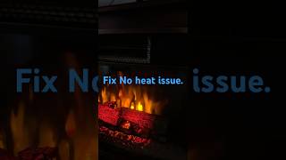 Electric fireplace stopped providing heat Here’s a possible easy fix [upl. by Yentyrb]