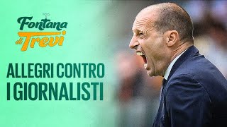 Allegri CONTRO i giornalisti la vicenda ACERBI e l’esultanza di Theo  Fontana di Trevi [upl. by Jacquelyn]