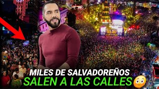 El Salvador se Descontroló 😱 Miles de Salvadoreños salieron a las calles en total Tranquilidad 😱 [upl. by Kassey3]