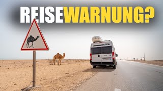 WESTSAHARA per WOHNMOBIL Wie GEFÄHRLICH ist das [upl. by Adnalro304]