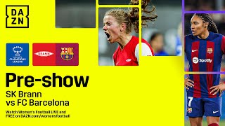 SK BRANN VS FC BARCELONA  UEFA WOMENS CHAMPIONS LEAGUE QUARTERFINAL FIRST LEG PREVIEW SHOW [upl. by Kaylil118]