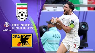 Iran vs Japan  Extended Highlights  AFC Asian Cup  CBS Sports Golazo [upl. by Abbey525]