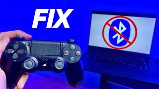 PS4 Controller Wont Connect on PC Fix Bluetooth PAIRING Error [upl. by Iaras]