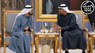 UAE President receives Rulers of the Emirates Crown Princes on the occasion of Ramadan [upl. by Carny772]